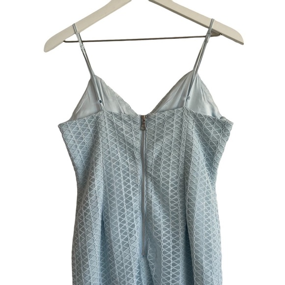 Bardot Neptune Fishtail Hem Lace Bodycon Dress, Light Blue, Size 6 - Picture 6 of 11